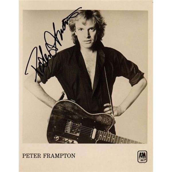 Peter Frampton facsimile signed promo photo