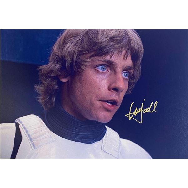 Star Wars Mark Hamill facsimile signed movie photo