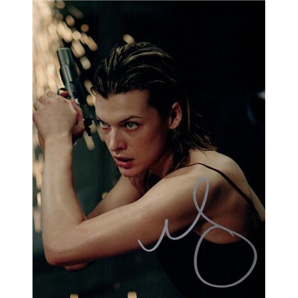Resident Evil Milla Jovovich facsimile signed photo