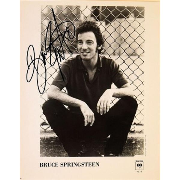 Bruce Springsteen facsimile signed promo photo