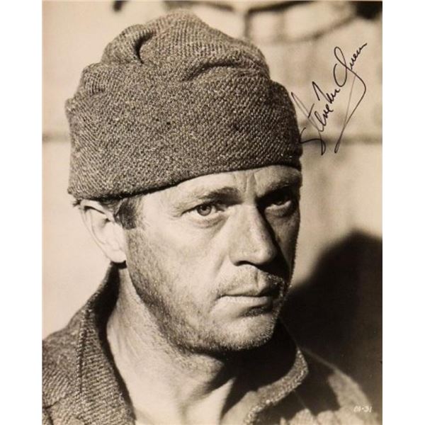 Steve McQueen facsimile signed photo