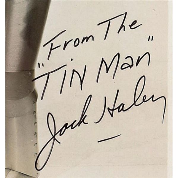 Jack Haley signed portrait photo