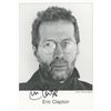 Image 1 : Eric Clapton facsimile signed photo.