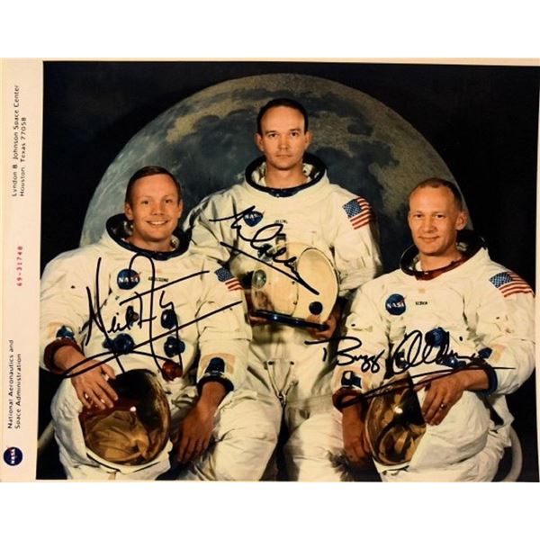 Apollo XI facsimile signed promo photo