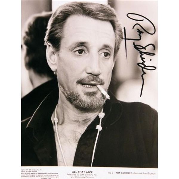 Roy Scheider signed All That Jazz movie still photo