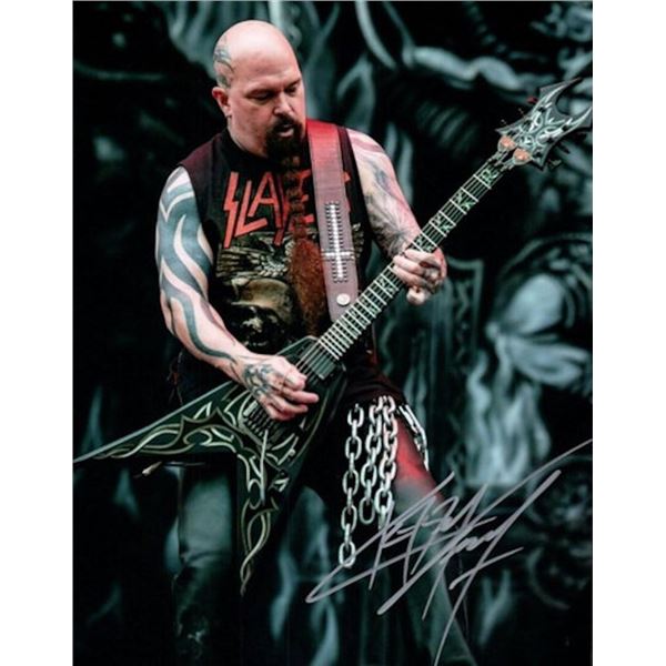 Slayer Kerry King facsimile signed photo