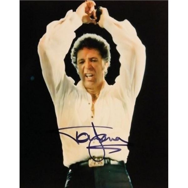 Tom Jones facsimile signed promo photo