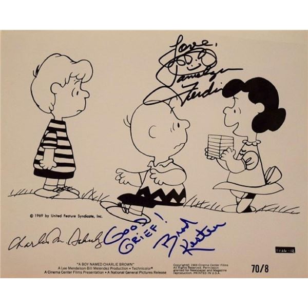 A Boy Named Charlie Brown signed movie photo