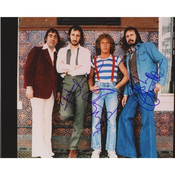 The Who facsimile signed photo