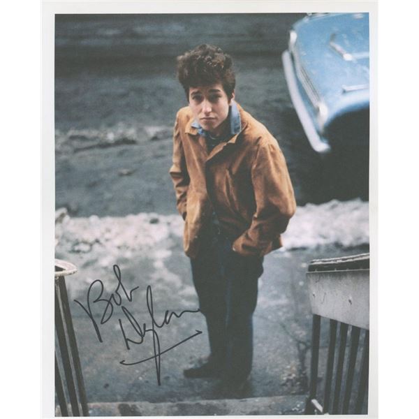 Bob Dylan facsimile signed photo