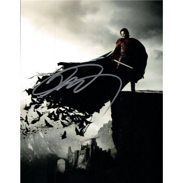 Dracula Luke Evans facsimile signed photo