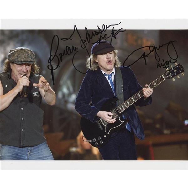 AC/DC facsimile signed photo