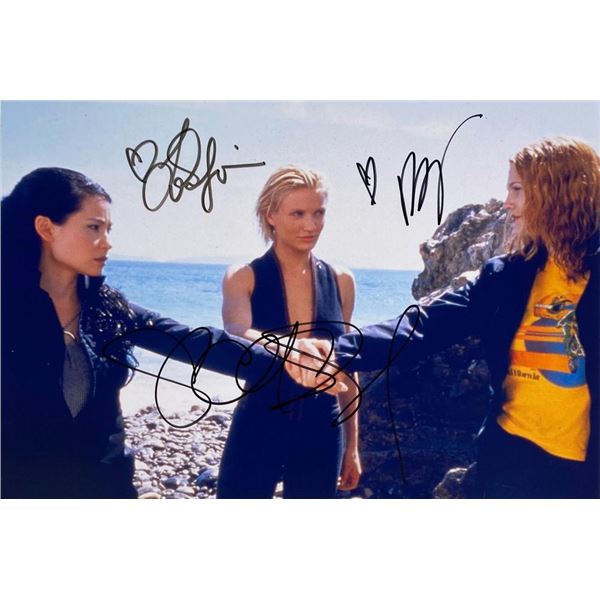 Charlie's Angels cast facsimile signed  movie photo