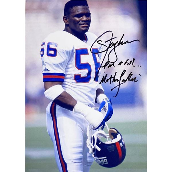 NY Giants Lawrence Taylor facsimile signed  photo