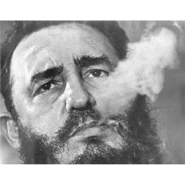 Fidel Castro reprint photo