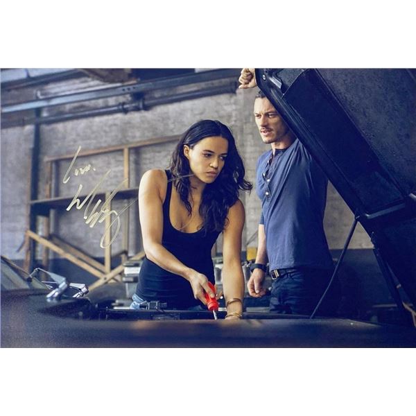 Fast & Furious 6 Michelle Rodriguez facsimile signed  movie photo