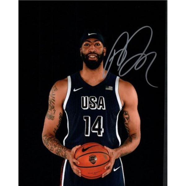 Team USA Anthony Davis facsimile signed photo