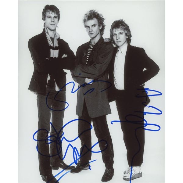 The Police facsimile signed photo