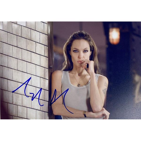 Wanted Angelina Jolie facsimile signed movie photo