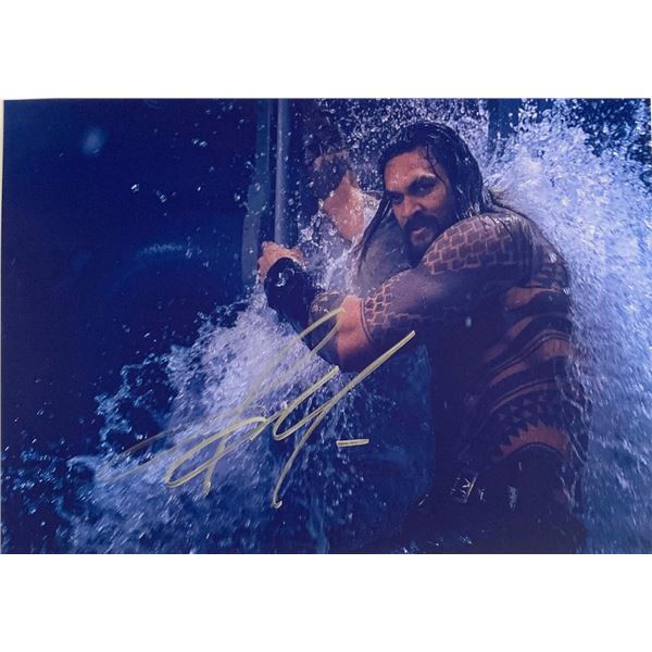 Aquaman Jason Momoa facsimile signed  movie photo