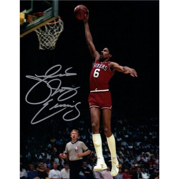 Philadelphia 76ers Julius Erving facsimile signed photo