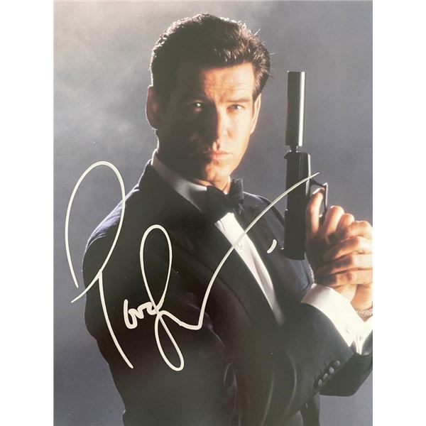 Pierce Brosnan Facsimile signed reprint photo