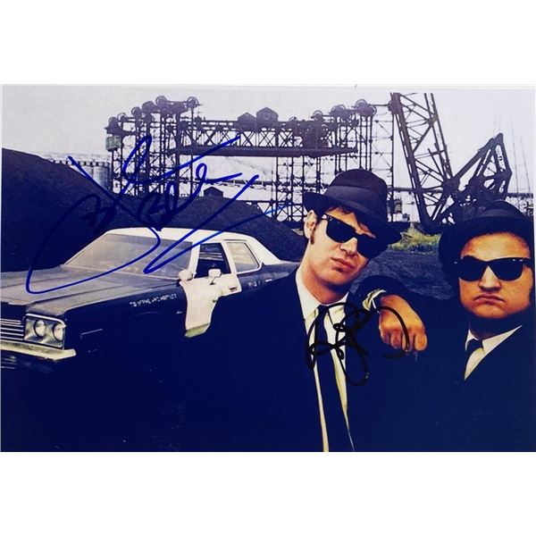 The Blues Brothers Dan Aykroyd and John Belushi facsimile signed movie photo