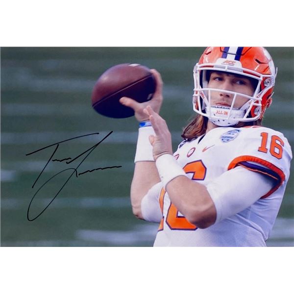 Clemson Tigers Trevor Lawrence facsimile signed  photo
