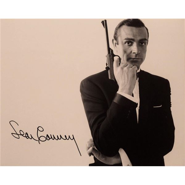 Sean Connery signed portrait photo