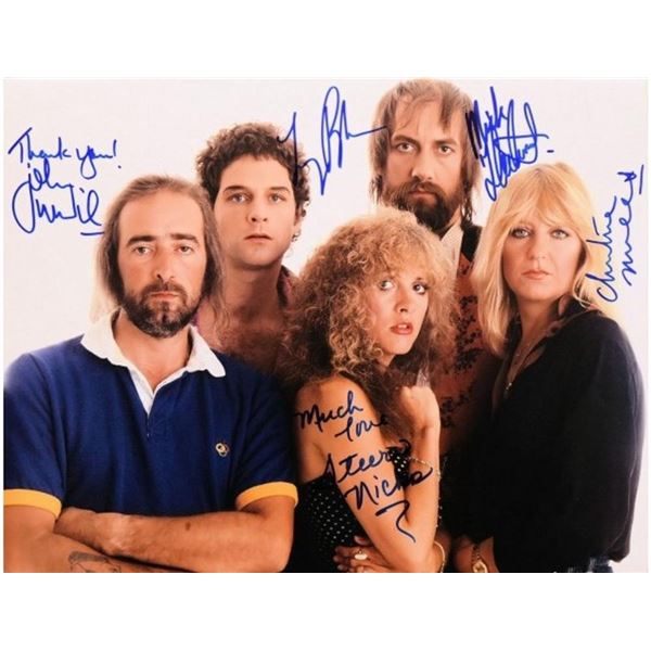 Fleetwood Mac facsimile signed promo photo