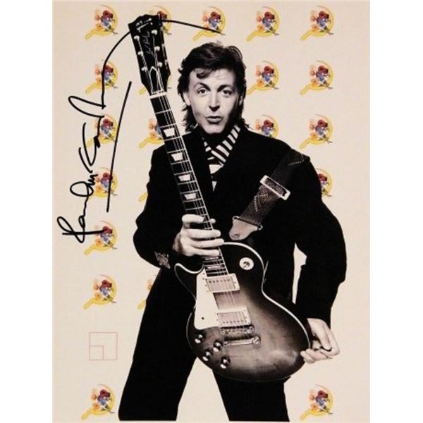 Paul McCartney facsimile signed promo photo