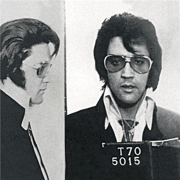 Elvis Presley Reprint Mugshot