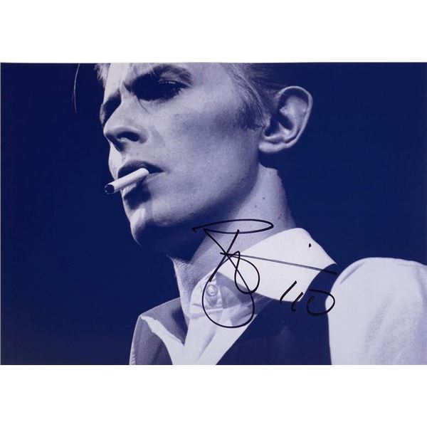 David Bowie facsimile signed photo