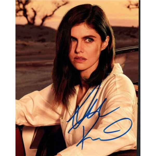 Alexandra Daddario facsimile signed photo