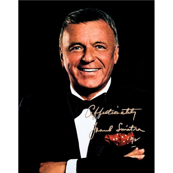 Frank Sinatra facsimile signed promo photo