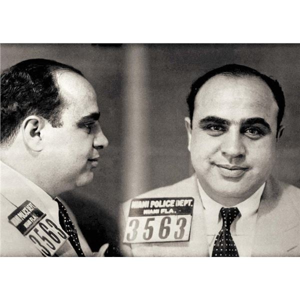 Al Capone Reprint Mugshot