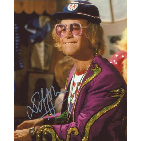Elton John facsimile signed photo