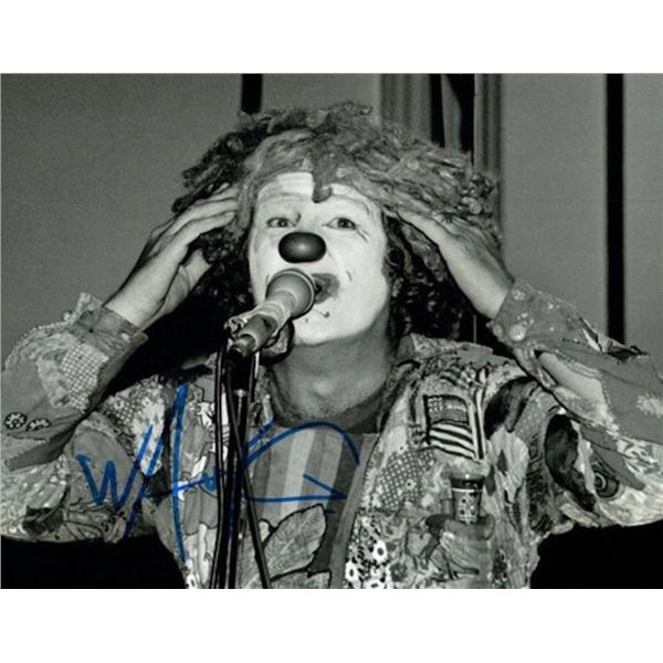 Woodstock Festival Emcee Wavy Gravy facsimile signed photo