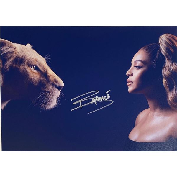 The Lion King Beyonce Knowles facsimile signed movie photo