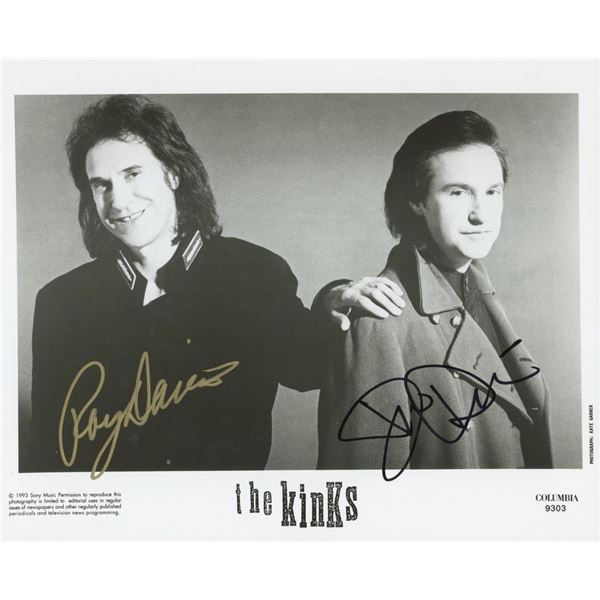 The Kinks facsimile signed photo