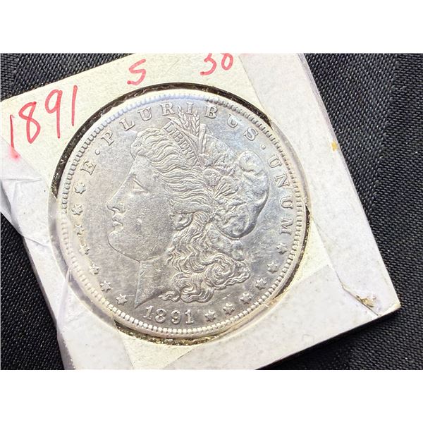 MORGAN SILVER DOLLAR - 1891S