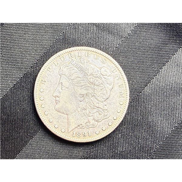 MORGAN SILVER DOLLAR - 1891O