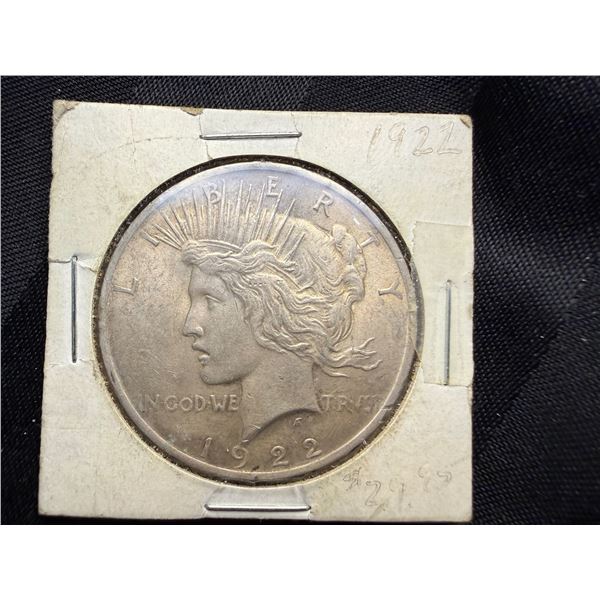 PEACE SILVER DOLLAR - 1922