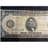 Image 3 : 1914 $5 LARGE-SIZE FEDERAL RESERVE NOTE