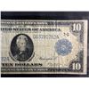Image 6 : 1914 $10 LARGE SIZE FEDERAL RESERVE NOTE