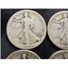 Image 2 : WALKING LIBERTY SILVER HALF DOLLARS - 1916D, 1917, 1918, AND 1919