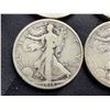 Image 4 : WALKING LIBERTY SILVER HALF DOLLARS - 1916D, 1917, 1918, AND 1919