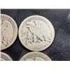 Image 8 : WALKING LIBERTY SILVER HALF DOLLARS - 1916D, 1917, 1918, AND 1919