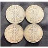 Image 1 : WALKING LIBERTY SILVER HALF DOLLARS - 1934,1935S,1936, AND 1937
