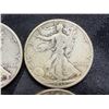 Image 3 : WALKING LIBERTY SILVER HALF DOLLARS - 1934,1935S,1936, AND 1937